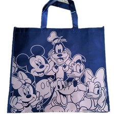 Disney Mickey Mouse Reusable Purple Foil Jumbo Shopping Gift Bag Handled NWOT!