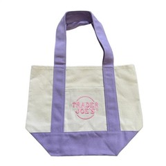 Trader Joe’s Mini Canvas Reusable Tote Bags Colorful Canvas Tote Bag 10 Colors