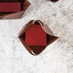 HEADS EVB-5 Made in Japan Brown Tote Bags 200mm W x 90mm D x 245mm H 50 count