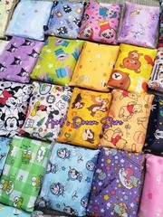 Foldable Tote Shopping Bag Panda and Bears All Over Print