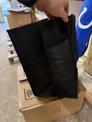 Jack Daniel’s Tennessee Whiskey Reusable Shopping Tote Bags Black Pack of 10