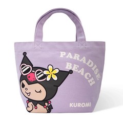 【Tanned KUROMI】Sanrio Lunch Bag 8in x 4in x 11in Tote bag