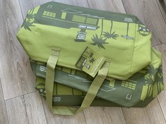 Trader Joe’s 8 Gallons Reusable Bag Cooler Large Insulated Tote Olive Green