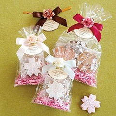 Heads SKR-OP4 Sakura Pink OPP Wrapping Bags Made in Japan 120mm W x 200mm H