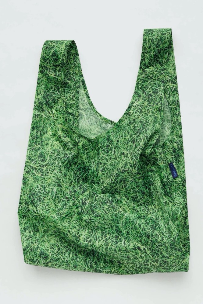 NWT Baggu Standard Reusable Bag Green Grass US seller Discontinued OOP Sold Out