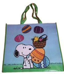 Peanuts Snoopy Easter🐇 XL Reusable Tote/Shopping/Gift Bag NWOT! Free Shipping!