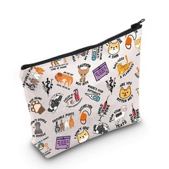 MNIGIU Funny Vet Med Cosmetic Bag Tech Gift Animal Lover