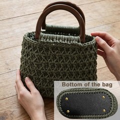 Enenes Bag Bases for Crochet Purse Kit,4PCS 4+2 Mix Colors