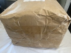 Duro Mart 13″ x 7″ x 17″ Natural Kraft Shopping Bag with Handles – 250/Bundle