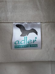 Adler Shopping Bag Floral Embroidery Flower Embroidered Canvas Tote Bag Reusable