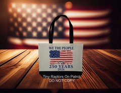 Patriotic 250 years ~ Canvas Tote Bag~FREE ship~shop~CHOICE~Reusable~Gift~USA