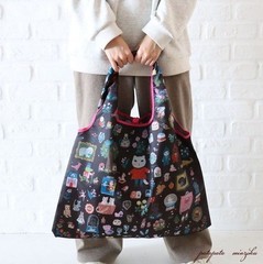Yumi Kitagishi Daily Bag mitemite & omiyage Reusable Bag Polyester JAPAN NEW
