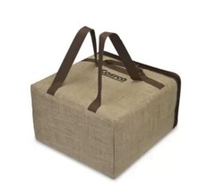 RareCostco Sustainable Jute Cooler Bag 3Pc Set Large Small Pocket Bag New