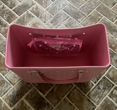 Original Bogg Bag Blowing Pink Bubbles Large Multi-Use Tote *In Hand*