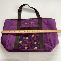 Rachael Ray Purple Tote Bag 15x14x6″ Adjustable Handles