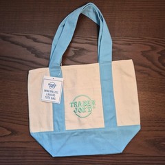 NWT Trader Joe’s Mini Tote Bags, Assorted Pastel/Easter Colors