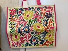 TJ Maxx Large Reusable Shopping Tote Bag Summer Spring Floral NEW