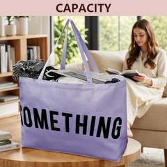 Large Canvas Tote Bag – Extra Large Shopping Bag for Women Beach Totes Bags R…