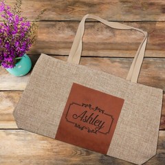 Personalized Reusable Large Grocery Tote Bag