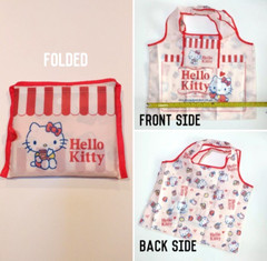 Hello Kitty Folding Shopping Bag Grocery Tote Bag (CA, USA) SANRIO