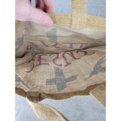 Jesus Is My Final Answer Burlap Tote Bag Cross Birds Christian Religious
