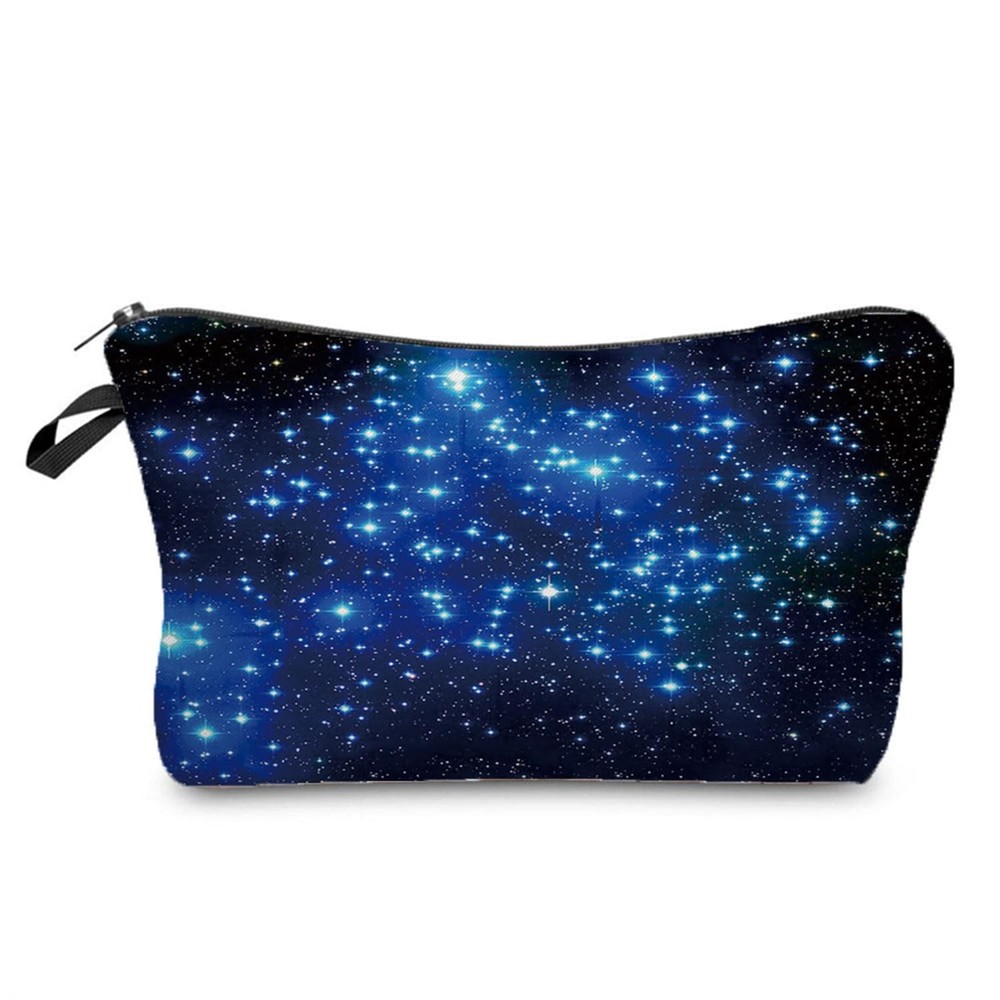 Livel lhood Starry Sky Cosmetic Bag for Women Cute Makeup hz3596
