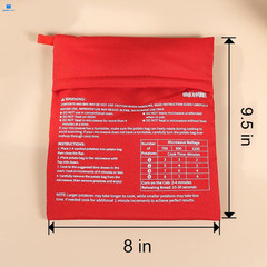 MyLifeUNIT Microwave Potato Bag, Baked Baking 10″ x 8″, Red