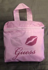 BNWithoutT Guess Packable Reusable Travel Tote Bag ~ Gym ~ Grocery’s Pink