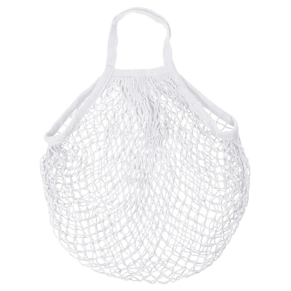 Cotton Mesh Bag 15×13.8″ Mesh Net String Grocery Bags White