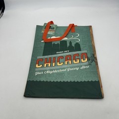 Trader Joe’s Reusable Grocery Bag Chicago theme 6 Gallons Capacity / 1 Bag NWT