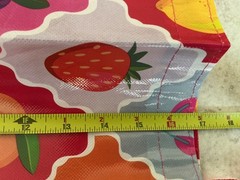 ROSS Dress For Less Reusable Shopping Tote Bag 17×17″ Summer Fruits NEW