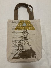 Loungefly Canvas Reusable Shopping Bag Beige Brown Graphic Print Star Wars