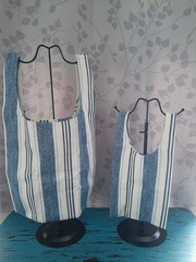 Mother/daughter reusable handmade shopping bags