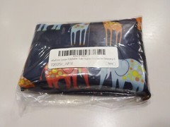 New ALLYDREW LARGE FOLDABLE TOTE Elephants Giraffes Nylon Reusable Grocery Bag