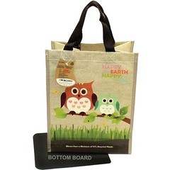 Combo SET EcoJeannie SuperStrong Laminated Mini Woven Reusable Shopping Tote Bag