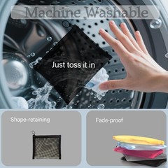 patu Mini Zipper Mesh Bags, S, Standard, Assorted (5 pcs), 5 Colours