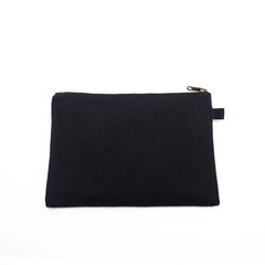 YONBEN Zipper Pouch Storage Bag – Simple and Stylish Small, Black-basic-1