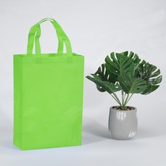 36x25cm Reusable Gift Bags 10pcs Vertical Shopping Bag Green