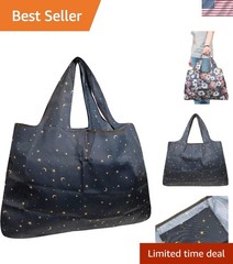 Eco-Friendly Large Nylon Tote Bag – Foldable & Waterproof for All Your Groceries