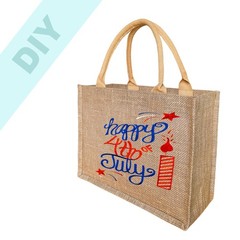 20 PCS burlap tote bags jute bridesmaid gift burlap gift bags with handles le…