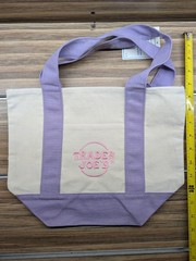 Trader Joe’s Mini Tote Bag Lavender – NWT – Pastel Retail Store