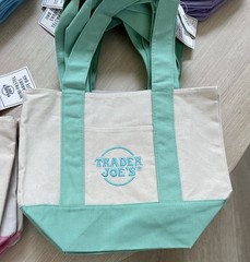 Trader Joe’s Easter Totes, PURPLE, PINK, GREEN, BLUE,