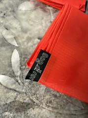 Bag-a-Roo Reusable Shopping Bags 5 Pack 23” X 14.5” Red Can Hold Up To 60lbs