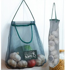 Kitchen Grocery Shopping Bag Holder Travel Mesh Shower Caddy Tote Root Vegeta…