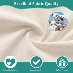 24Pack Canvas Tote Bags Bulk, 16 x 14Inch 10oz Cotton Blank Canvas Tote Bags …