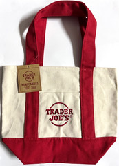 ✳️ Trader Joe’s foldable Mini Size Canvas Tote Bags pretty Total 3sets + 1 free