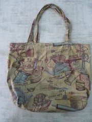 Vintage Trader Joe’s Tote Bag Kitchen Utensils Chef Reusable Shopping Bag