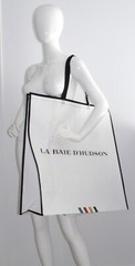 HUDSON’S BAY HBC STRIPES CANADA MULTISTRIPE TOTE REUSABLE XL SHOPPING TOTE BAG