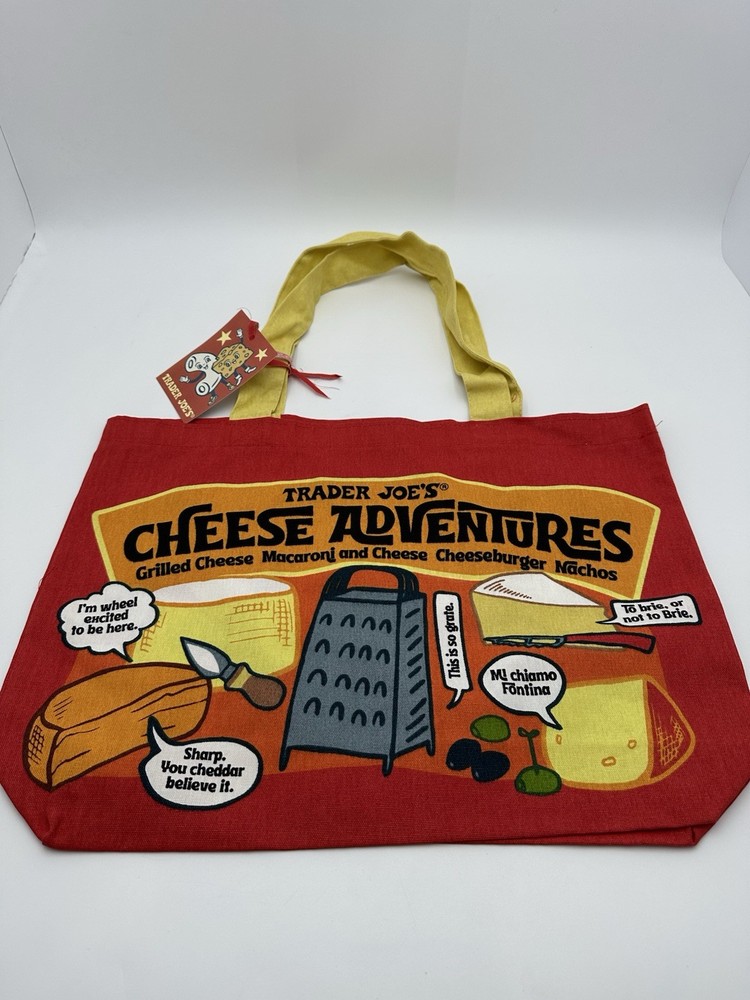 Trader Joe’s NEW Canvas/Cotton Cheese Tote Bag