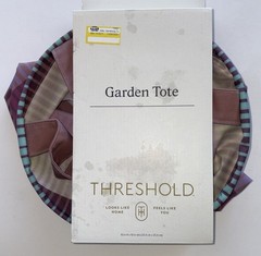 Threshold Garden Tote, 10×10″, Washable, Waterproof Resistant, New